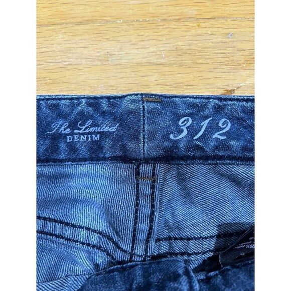 The Limited 312 Womens Denim Jeans Sz 2 Blue Skinny Mid Rise Denim Normcore - Picture 3 of 9